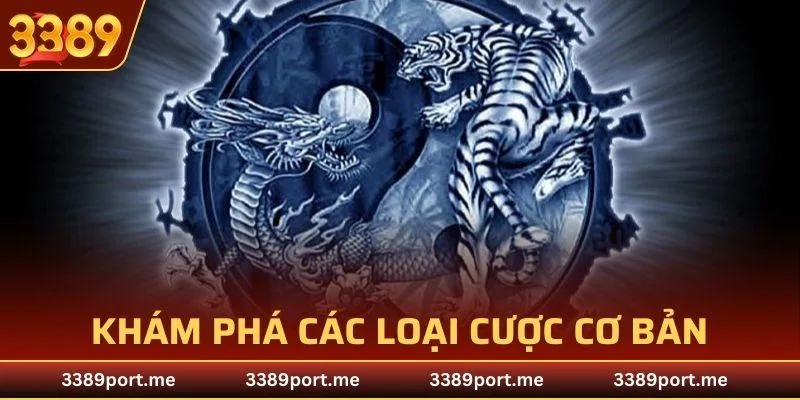 Trong Rồng hổ sẽ có 3 loại cược cơ bản