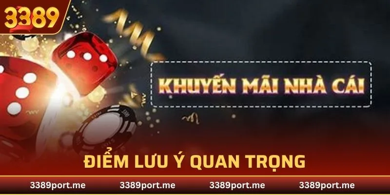 Các lưu ý quan trọng khi tham gia